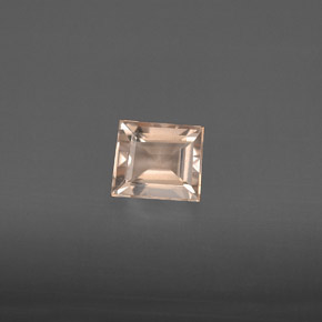 0.80캐럿 천연 라이트 핑크 모가나이트, 바게트, 5.9×5.1 mm, VS
