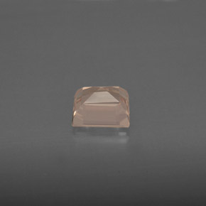 0.80캐럿 천연 라이트 핑크 모가나이트, 바게트, 5.9×5.1 mm, VS