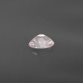 0.62캐럿 천연 라이트 핑크 모가나이트, 타원형 컷, 6.5×5.1 mm, VVS-VS