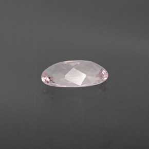 1.09캐럿 천연 라이트 핑크 모가나이트, 쿠션 컷, 9.4×5.3 mm, VVS-VS