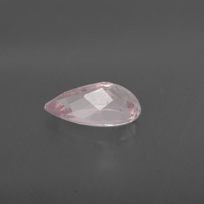 1.25캐럿 천연 라이트 핑크 모가나이트, 배 모양, 9.7×5.6 mm, VVS-VS