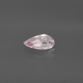 0.73캐럿 천연 라이트 핑크 모가나이트, 배 모양, 8×4.8 mm, VVS-VS