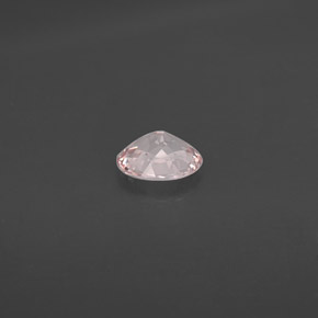 1.12캐럿 천연 라이트 핑크 모가나이트, 타원형 컷, 7.9×6.6 mm, VVS