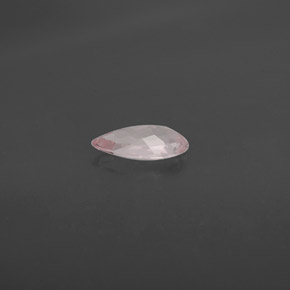 0.92캐럿 천연 라이트 핑크 모가나이트, 배 모양, 9.7×5.2 mm, VVS