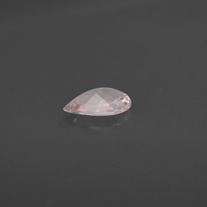 1.11캐럿 천연 라이트 핑크 모가나이트, 배 모양, 9.6×5.9 mm, VVS