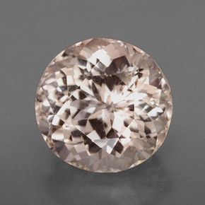 6.79캐럿 천연 라이트 핑크 모가나이트, 타원형 컷, 11.7×11.4 mm, VVS-VS