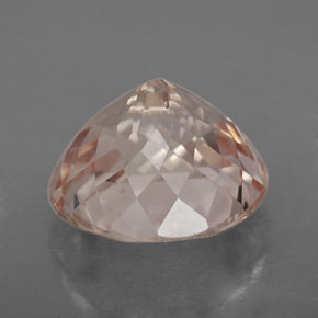 6.79캐럿 천연 라이트 핑크 모가나이트, 타원형 컷, 11.7×11.4 mm, VVS-VS
