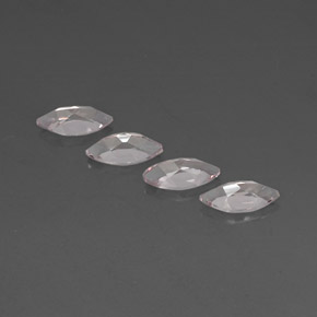 캐럿 천연 라이트 핑크 모가나이트 보석, 마퀴즈, 8.1×4 mm, VVS
