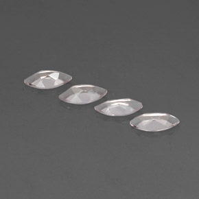 캐럿 천연 라이트 핑크 모가나이트 보석, 마퀴즈, 8×4 mm, VVS