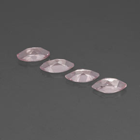 캐럿 천연 라이트 핑크 모가나이트 보석, 마퀴즈, 8×4.1 mm, VVS