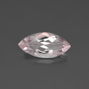 0.92캐럿 천연 라이트 핑크 모가나이트, 마퀴즈, 10.1×4.9 mm, VVS