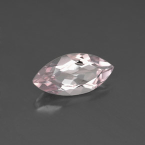 0.92캐럿 천연 라이트 핑크 모가나이트, 마퀴즈, 10.1×4.9 mm, VVS