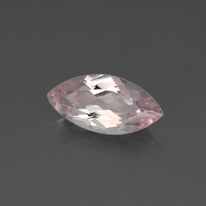 0.96캐럿 천연 라이트 핑크 모가나이트, 마퀴즈, 10.2×5 mm, VVS-VS