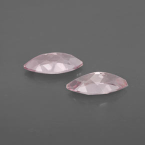 캐럿 천연 라이트 핑크 모가나이트 보석, 마퀴즈, 10.1×5 mm, VVS