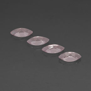 2.13캐럿 천연 라이트 핑크 모가나이트 보석, 마퀴즈, 8.1×4.1 mm, VVS