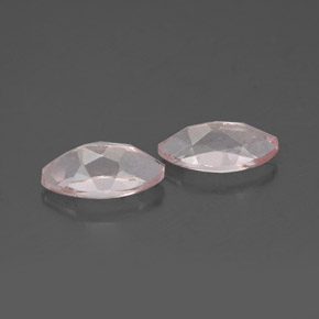 캐럿 천연 라이트 핑크 모가나이트 보석, 마퀴즈, 7.8×4.1 mm, VVS
