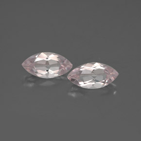 캐럿 천연 라이트 핑크 모가나이트 보석, 마퀴즈, 8×4.1 mm, VVS