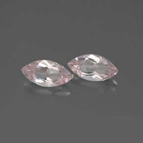 캐럿 천연 라이트 핑크 모가나이트 보석, 마퀴즈, 8×4.1 mm, VVS