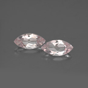 캐럿 천연 라이트 핑크 모가나이트 보석, 마퀴즈, 8.1×4 mm, VVS