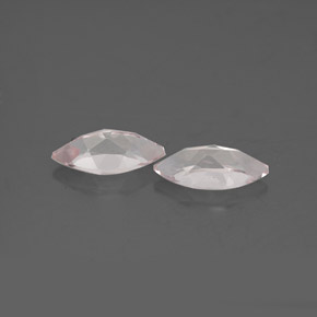 캐럿 천연 라이트 핑크 모가나이트 보석, 마퀴즈, 8.1×4 mm, VVS
