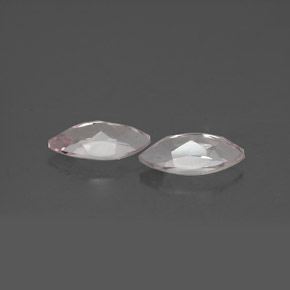 캐럿 천연 라이트 핑크 모가나이트 보석, 마퀴즈, 8.1×4.1 mm, VVS