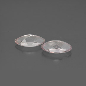 캐럿 천연 라이트 핑크 모가나이트 보석, 마퀴즈, 7.8×4 mm, VVS