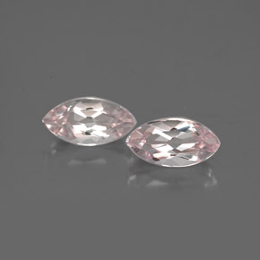 캐럿 천연 라이트 핑크 모르가나이트 보석, 보석, VVS