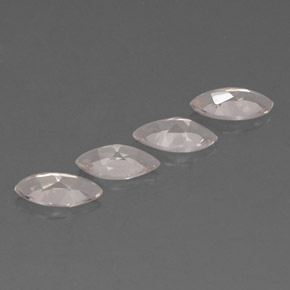 캐럿 천연 라이트 핑크 모가나이트 보석, 마퀴즈, 8.2×4.1 mm, VVS