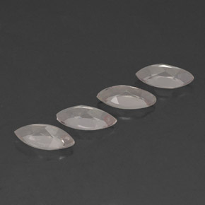 캐럿 천연 라이트 핑크 모가나이트 보석, 마퀴즈, 8×4 mm, VVS