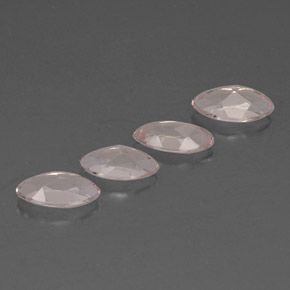 캐럿 천연 라이트 핑크 모가나이트 보석, 마퀴즈, 7.9×4.1 mm, VVS