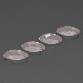 캐럿 천연 라이트 핑크 모가나이트 보석, 마퀴즈, 7.9×4.1 mm, VVS