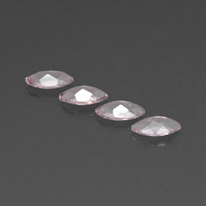 2.06캐럿 천연 라이트 핑크 모가나이트 보석, 마퀴즈, 7.8×4 mm, VVS