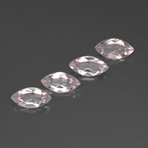 캐럿 천연 라이트 핑크 모가나이트 보석, 마퀴즈, 8×4.1 mm, VVS