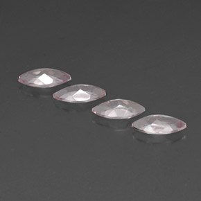 캐럿 천연 라이트 핑크 모가나이트 보석, 마퀴즈, 8×4.1 mm, VVS