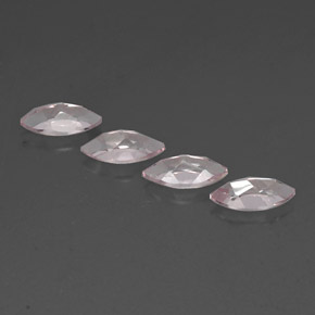 캐럿 천연 라이트 핑크 모가나이트 보석, 마퀴즈, 8×4.1 mm, VVS