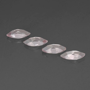 캐럿 천연 라이트 핑크 모가나이트 보석, 마퀴즈, 8.1×4.1 mm, VVS