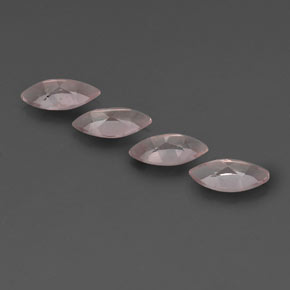 캐럿 천연 라이트 핑크 모가나이트 보석, 마퀴즈, 8.1×4.1 mm, VS