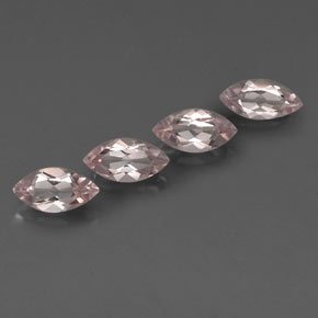 2.03캐럿 천연 라이트 핑크 모가나이트 보석, 마퀴즈, 8×4.1 mm, VS