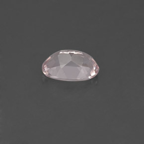 0.73캐럿 천연 라이트 핑크 모가나이트, 타원형 컷, 7.1×5 mm, VVS-VS