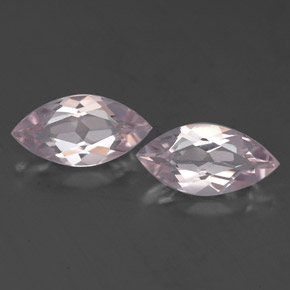 캐럿 천연 라이트 핑크 모가나이트 보석, 마퀴즈, 8.1×4.1 mm, VVS