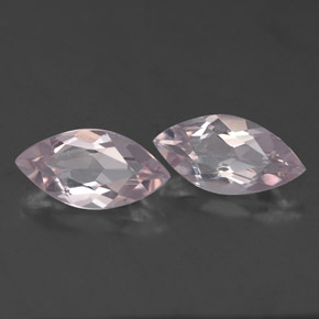 캐럿 천연 라이트 핑크 모가나이트 보석, 마퀴즈, 8.1×4.1 mm, VVS
