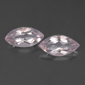캐럿 천연 라이트 핑크 모가나이트 보석, 마퀴즈, 7.8×4 mm, VS