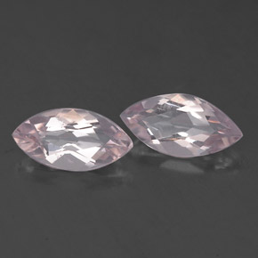 캐럿 천연 라이트 핑크 모가나이트 보석, 마퀴즈, 7.8×4 mm, VS