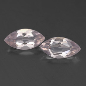 캐럿 천연 라이트 핑크 모가나이트 보석, 마퀴즈, 8×4.1 mm, VS