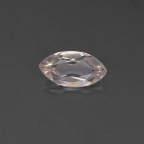 0.53캐럿 천연 라이트 핑크 모가나이트, 마퀴즈, 7.9×4.2 mm, VS