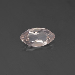 0.53캐럿 천연 라이트 핑크 모가나이트, 마퀴즈, 7.9×4.2 mm, VS