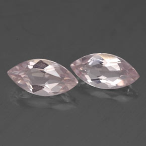 캐럿 천연 라이트 핑크 모가나이트 보석, 마퀴즈, 8.1×4 mm, VVS-VS