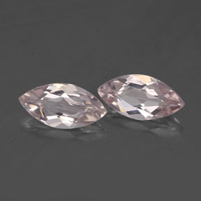 캐럿 천연 라이트 핑크 모가나이트 보석, 마퀴즈, 8×4 mm, VS-SI