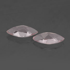 캐럿 천연 라이트 핑크 모가나이트 보석, 마퀴즈, 8×4 mm, VS-SI