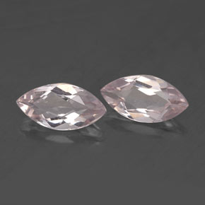캐럿 천연 라이트 핑크 모가나이트 보석, 마퀴즈, 8×4.1 mm, VVS-VS